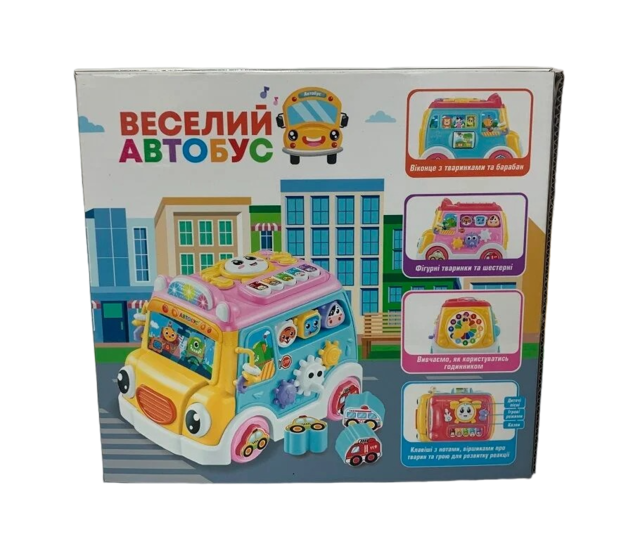 Розвиваючі іграшки TK Group Веселий Автобус з музичним супроводом укр. (108912)