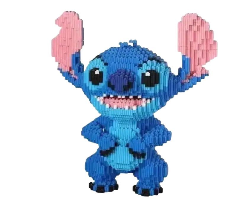 Конструктор Стіч з мультфільму Ліло та Стіч 6955 деталей 33 см Синій (2342035984)