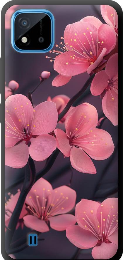 Чехол на Realme C11 2021 Пурпурная сакура (6075b-2485-42517)