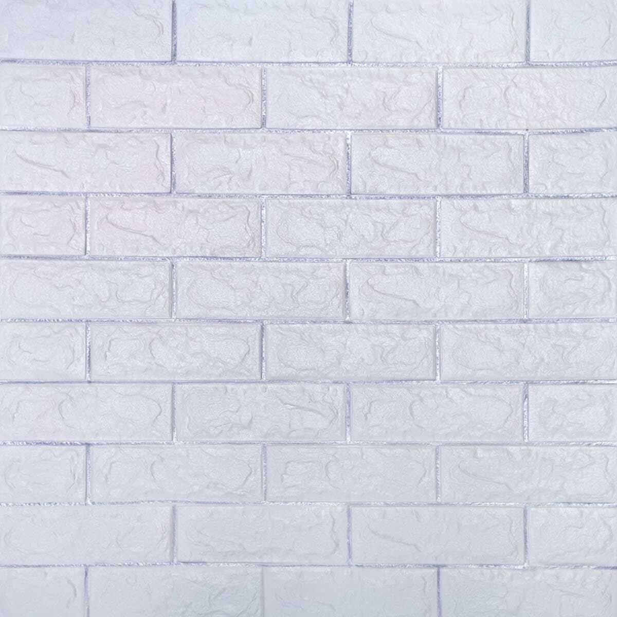 3D-панель Sticker Wall SW-00000754 самоклеящаяся 700х770х7 мм Белый (991943165)