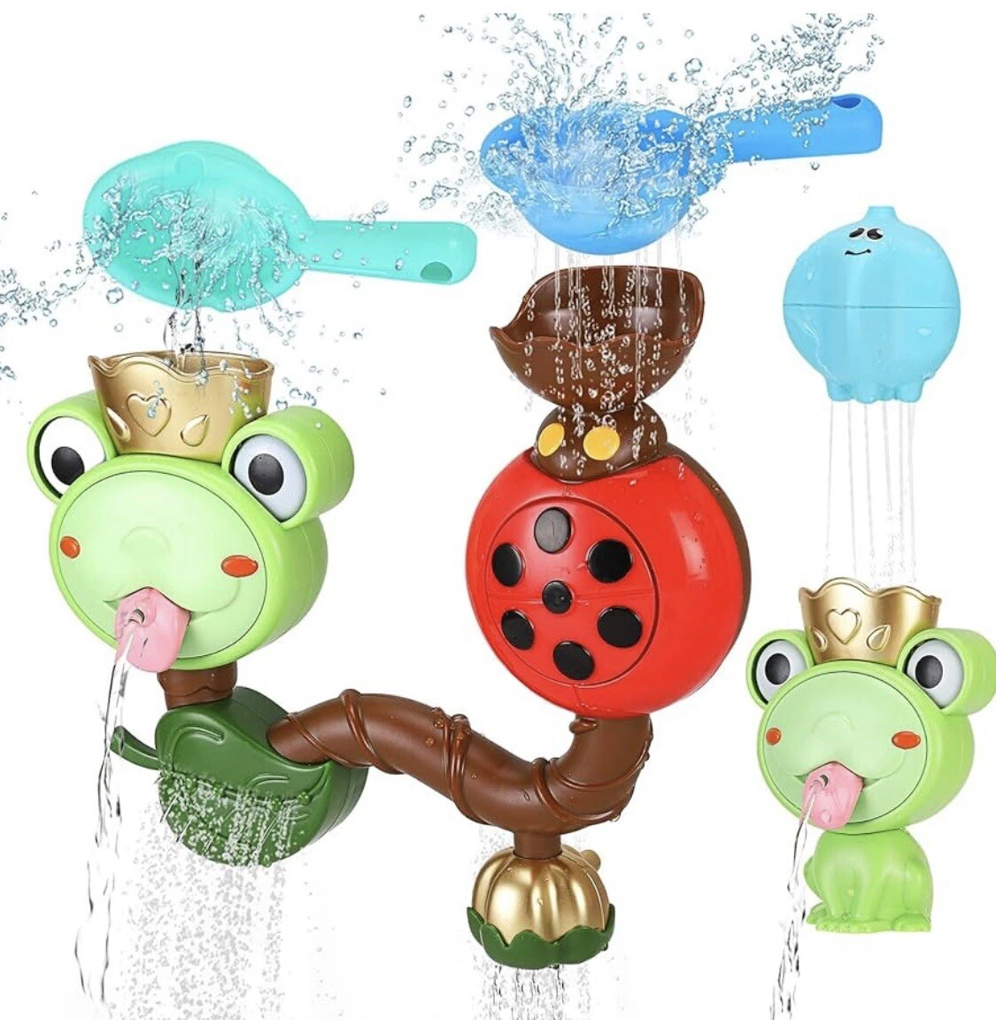 Игра водная для малышей Bath Toys Царевна-лягушка и божья коровка (3840) Игра водная для малышей Bath Toys Царевна-лягушка и божья коровка (3840)
