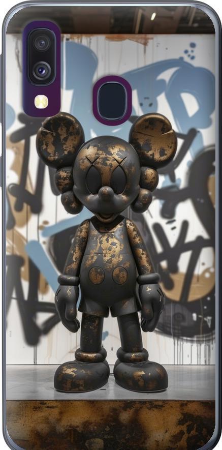 Чехол на Samsung Galaxy A40 2019 A405F Bronze kaws v2 (6098t-1672-42517)