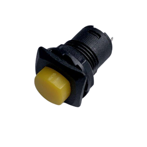 Кнопка Lemanso LSW12 ON-OFF/DS-226 квадрат с фиксатором Желтый (1436235666)