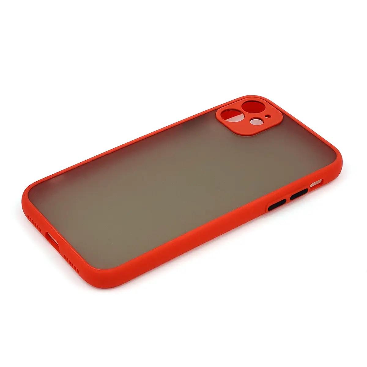 Силіконовий Чохол Накладка Avenger Totu Series Separate Camera iPhone 11 Red - фото 1