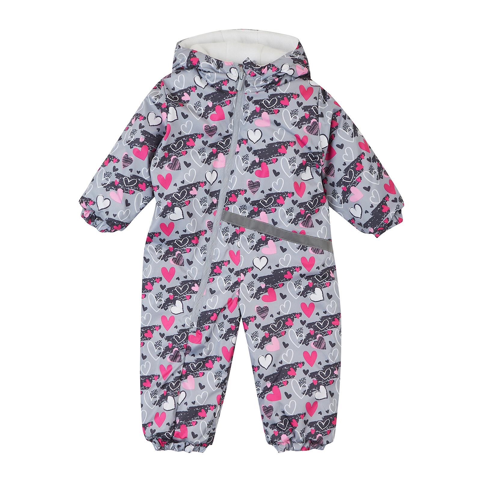 Комбинезон детский демисезонный ЛяЛя на флисе 92 см ( 8ПЛ067)