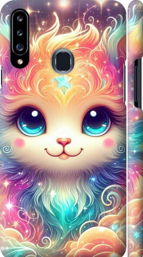 Чехол на Samsung Galaxy A20s A207F Сказочный котенок (5813m-1775-42517) Чехол на Samsung Galaxy A20s A207F Сказочный котенок (5813m-1775-42517)