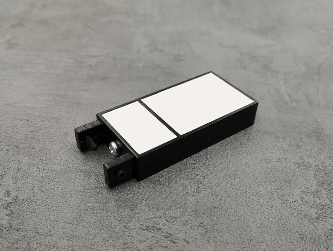 Наконечник MARCIN DECOR Скарлайн BOSS белая кожа Черный матовый