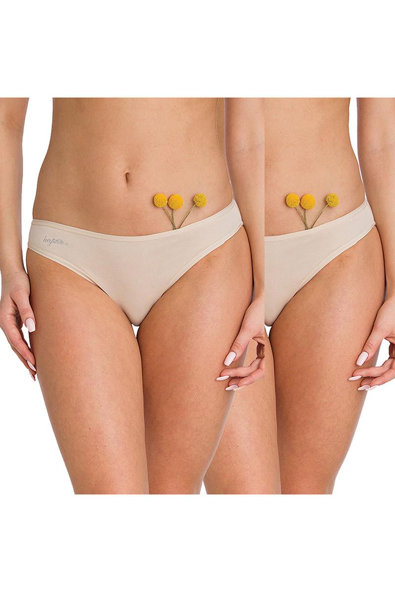 Трусики сліп Key р. 2/S 2 шт. Бежевий (68442)