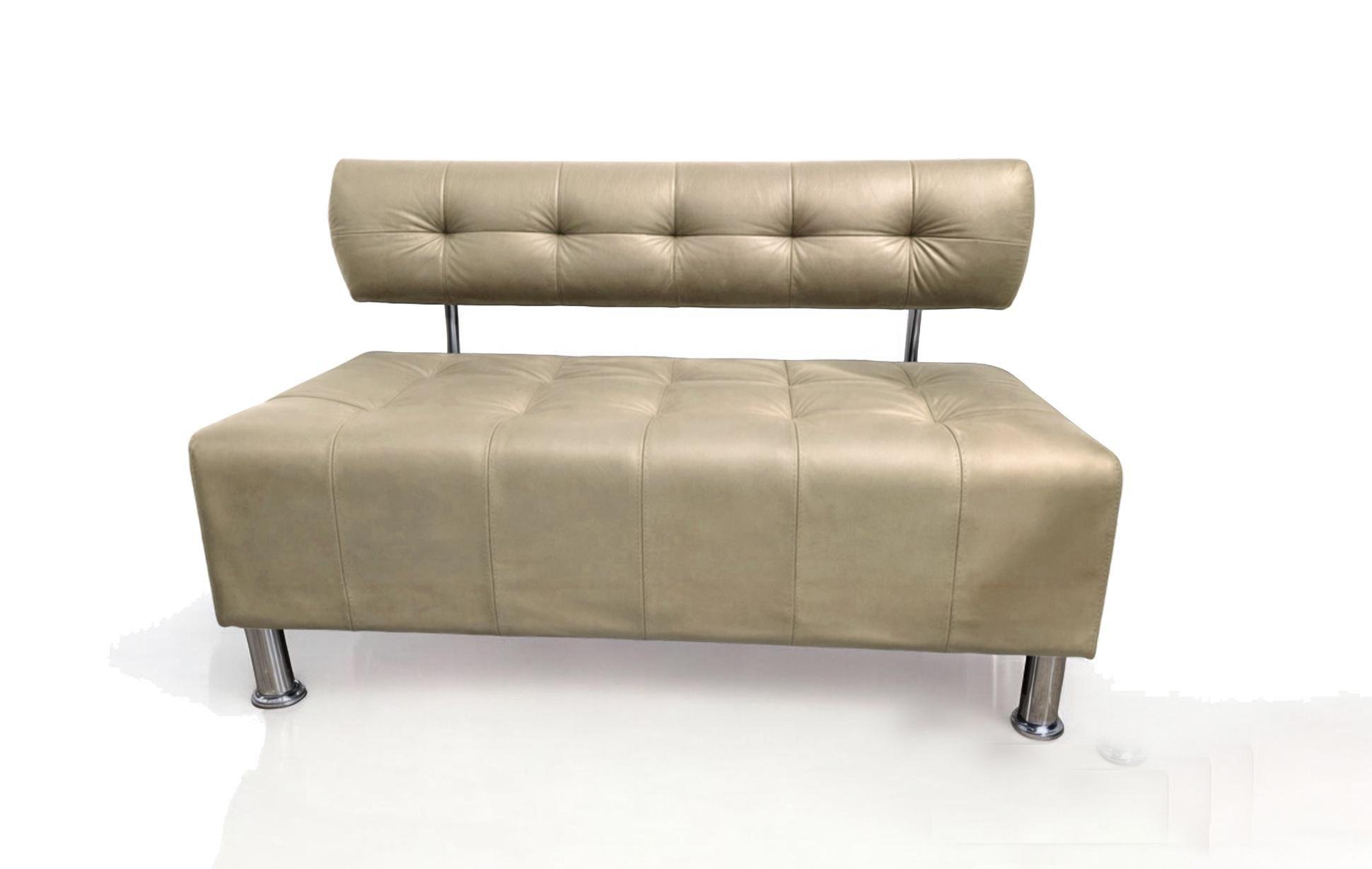 Диван офисный Tobi Sho Стелс со спинкой без подлокотников 1200x560x750 мм кожзам Шампань (2207) - фото 1 Диван офисный Tobi Sho Стелс со спинкой без подлокотников 1200x560x750 мм кожзам Шампань (2207) - фото 1