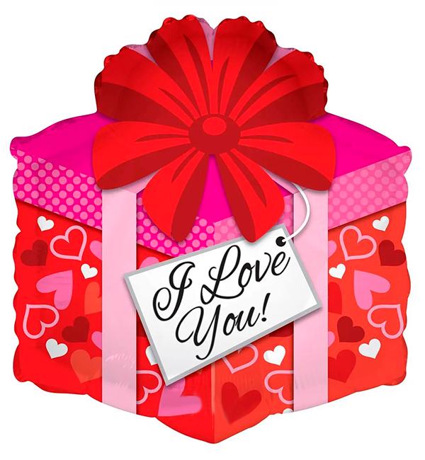 Воздушный шар I Love You подарок 45 см (1353760)
