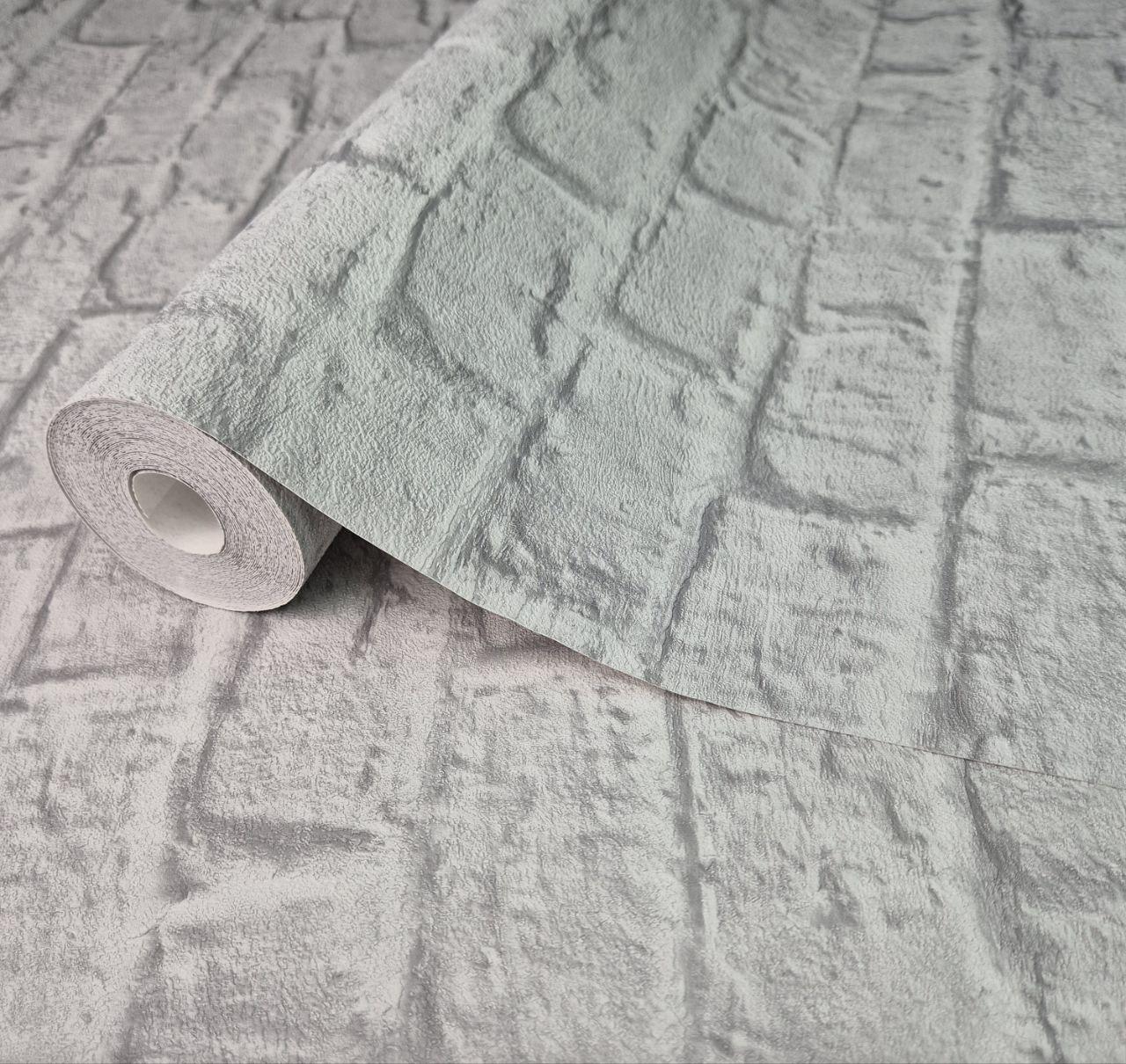 Шпалери вінілові Marburg 1034117 цегла для вітальні/передпокою/коридора 10,05x1,06 м Сірий - фото 4 Шпалери вінілові Marburg 1034117 цегла для вітальні/передпокою/коридора 10,05x1,06 м Сірий - фото 4