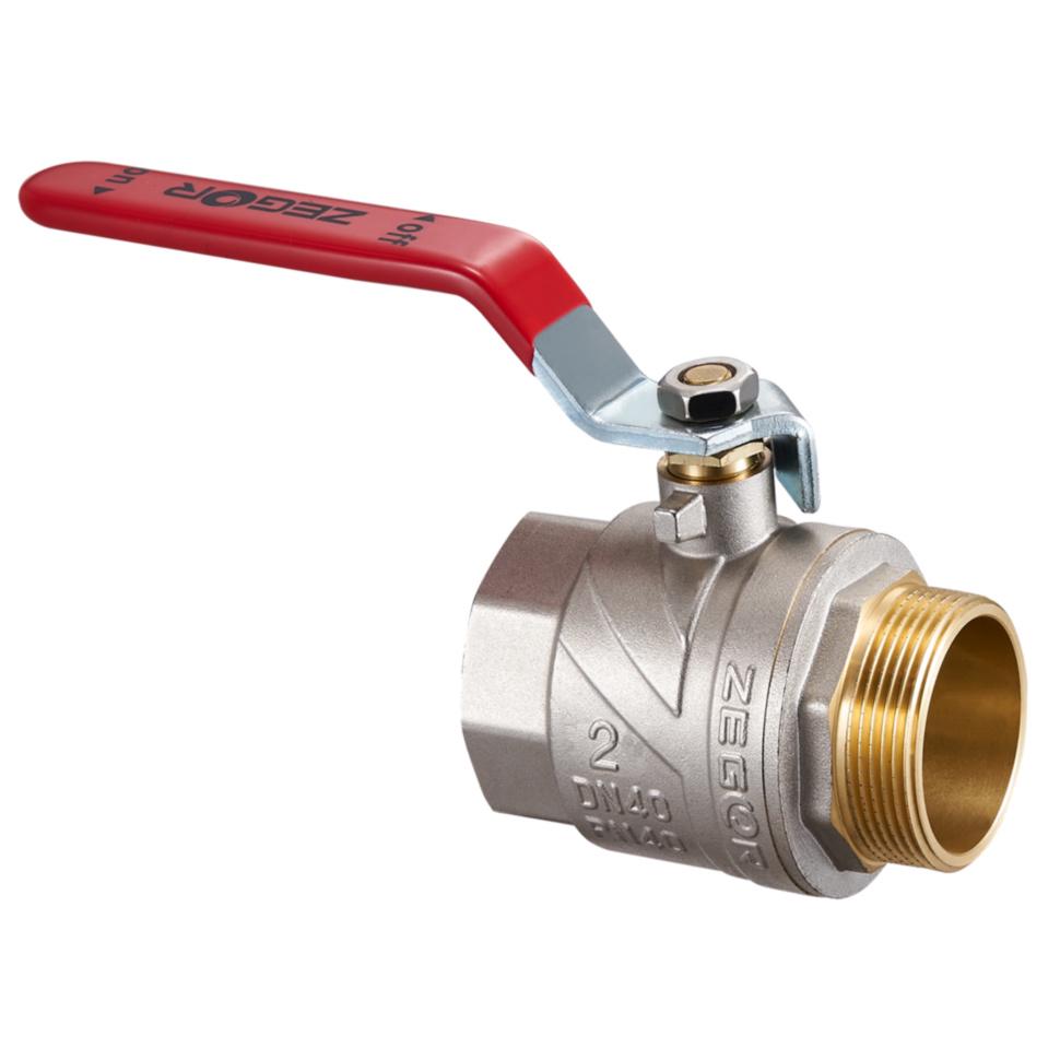 Кран кульовий повнопрохідний Zegor FNR16 прямий 2" ВН PN40