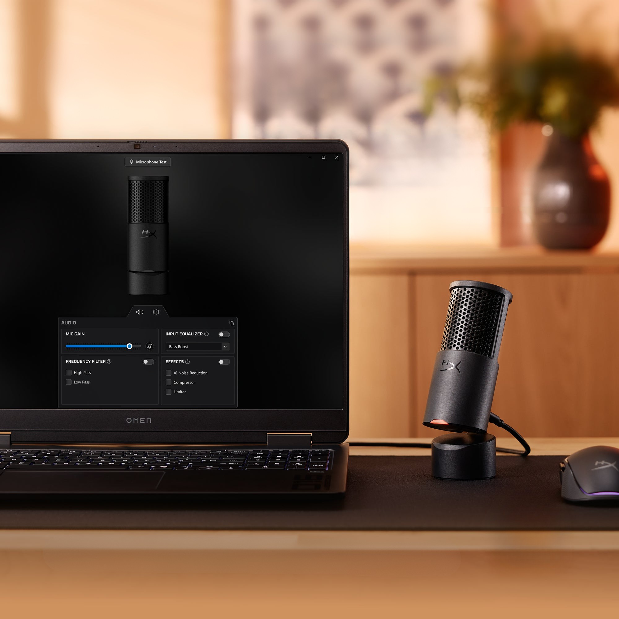 Мікрофон конденсаторний геймерський з підставкою HyperX SoloCast 2 для ПК з USB кабелем 2 м Чорний (AR0A0AA) - фото 8