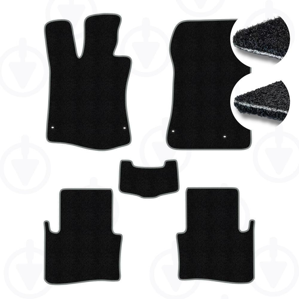 Комплект ковриков в салон Star-Tex для Acura RLX 2014-2020 р. текстиль/Ciak Черный/Серый (10020-62-05-08)