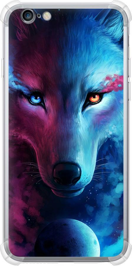 Чехол на iPhone 6 Plus Арт-волк (3999sp-48-42517)