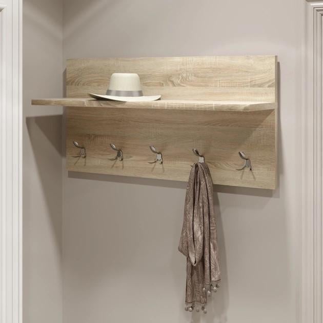 Вішак на стіну Еверест Соната-800 80х20х40 см Дуб сонома (ЕВ20235) - фото 3