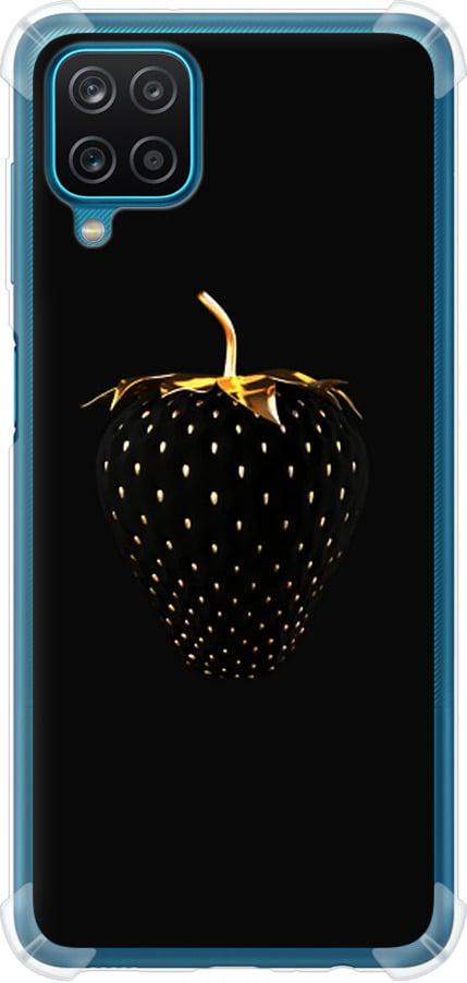 Чехол на Samsung Galaxy A12 A125F Черная клубника (3585sp-2201-42517)