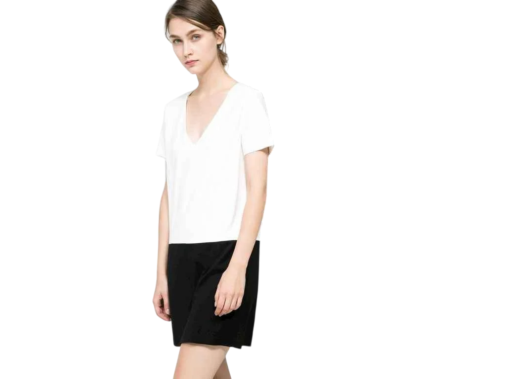 Платье женское Mango 31045592 прямое M Белый (301515)