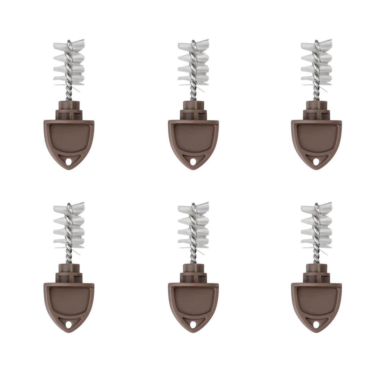 Комплект заглушек с щетками для чистки пивных кранов 6 шт. BR (137847)