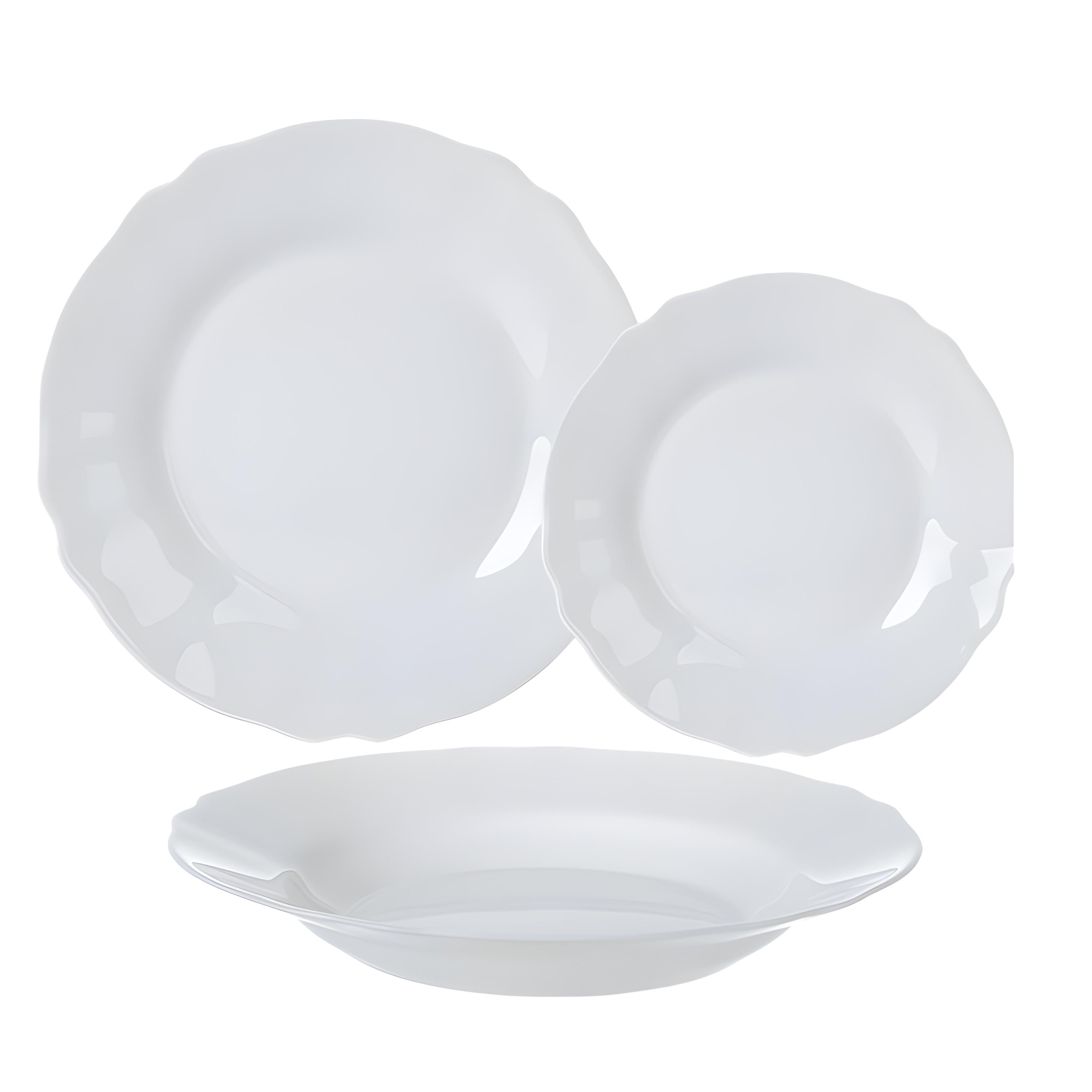 Сервиз Luminarc LOUIS XV WHITE 18 шт. (UG-Q6153) Сервиз Luminarc LOUIS XV WHITE 18 шт. (UG-Q6153)