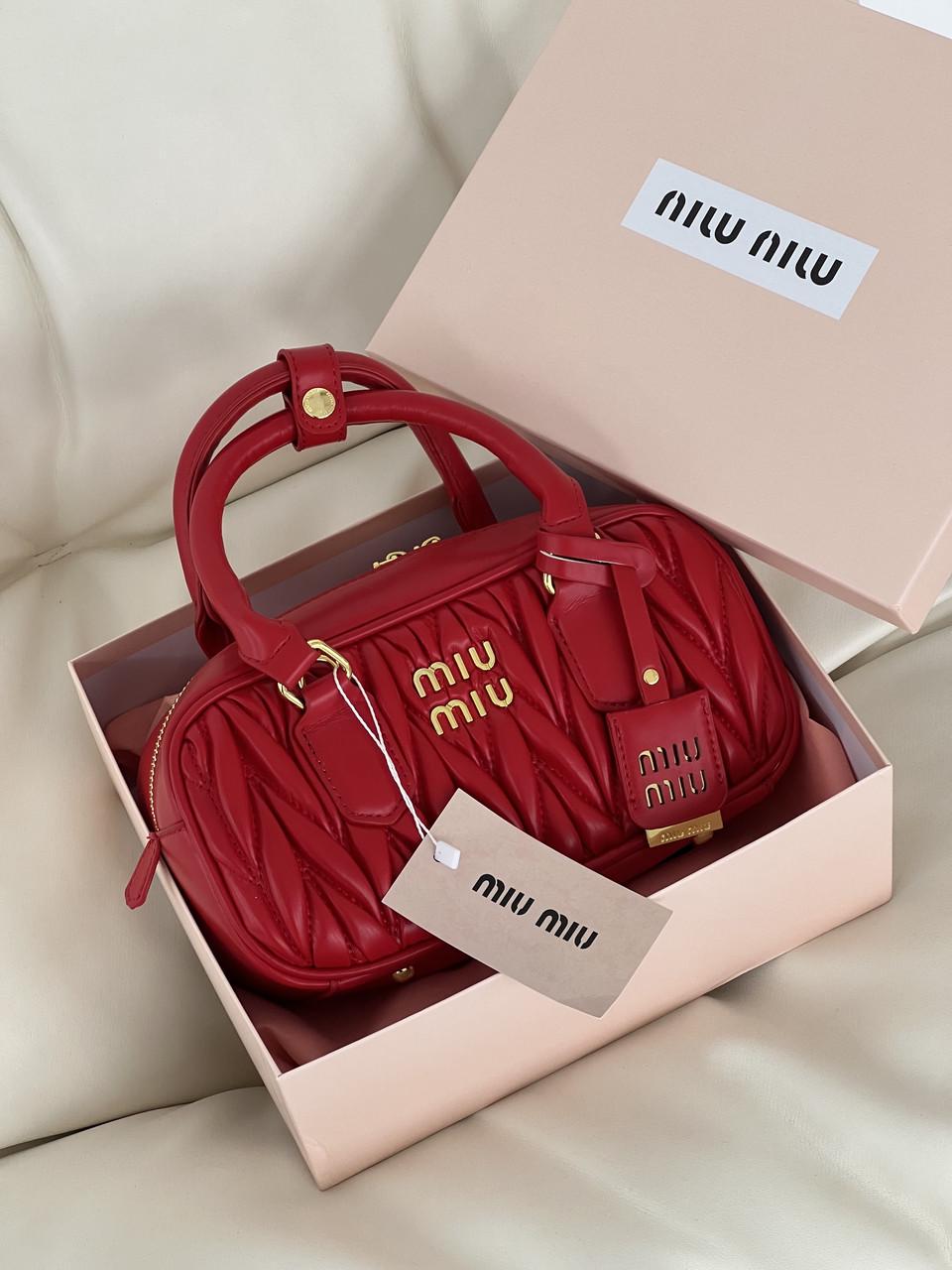 Сумка женская Miu Miu Arcadie Matelassé кросс боди Красный (2655464834) Сумка женская Miu Miu Arcadie Matelassé кросс боди Красный (2655464834)