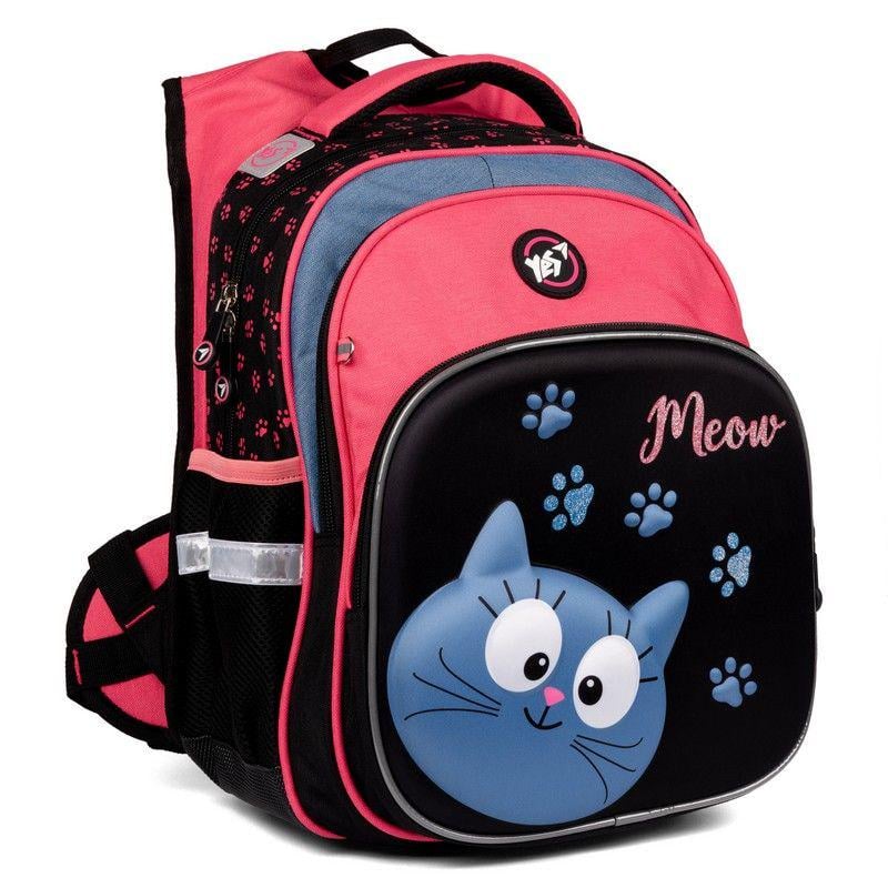 Рюкзак школьный YES S-58 Meow полукаркасный (558004)