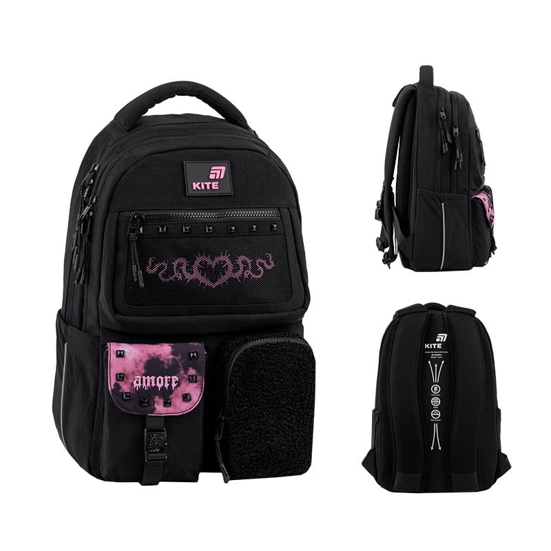 Школьный рюкзак KITE Education teens K26-2587M-2 Drama Queen ортопедическая спинка (996173)