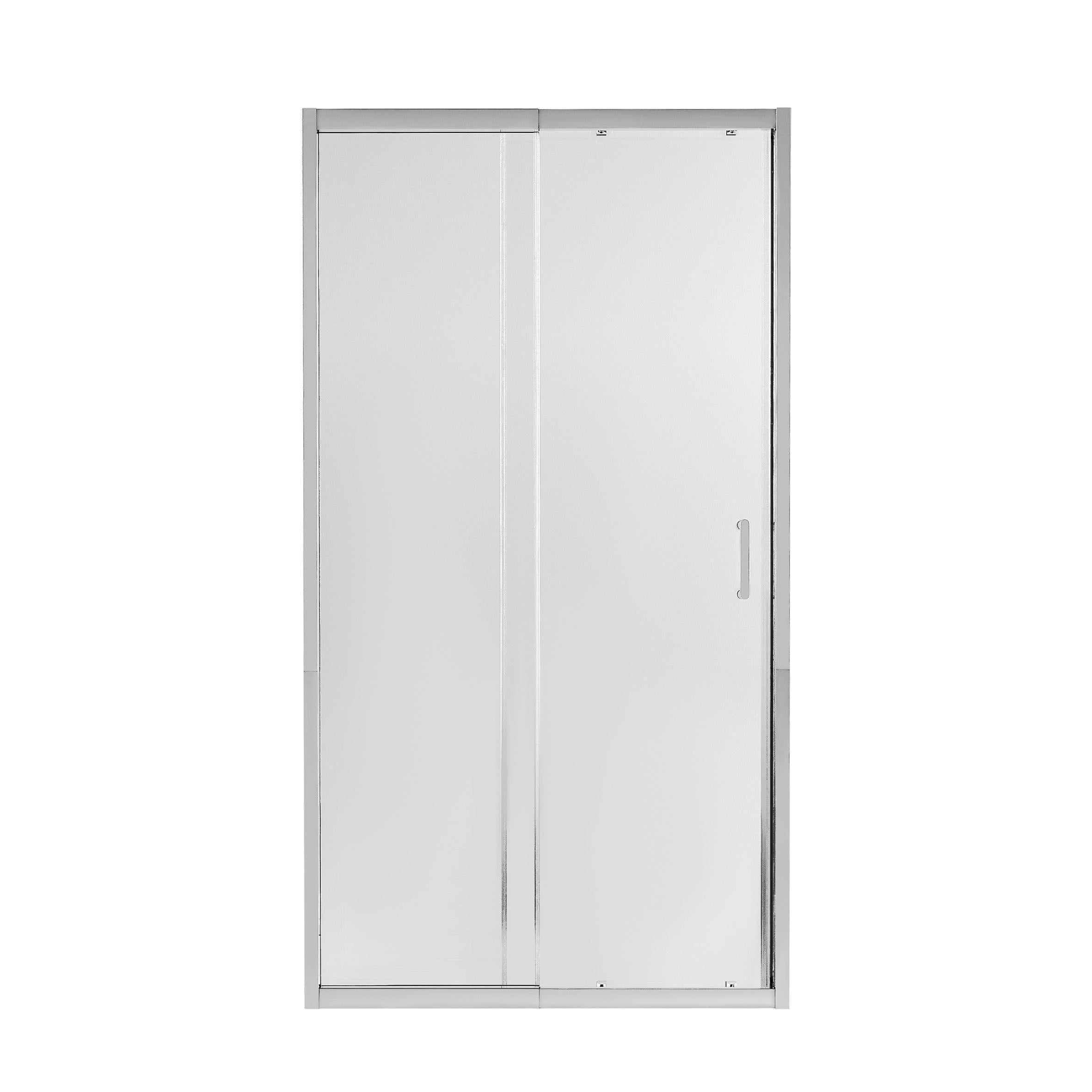 Душевые двери в нишу Qtap Taurus CRM201-11.C6 97-108x185 см/стекло Clear 6 мм/покрытие CalcLess (00039722)