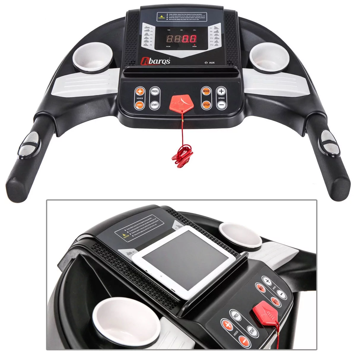 Беговая дорожка AbarQs BZ40M с массажером до 110 кг (AN-BZ40M) - фото 3