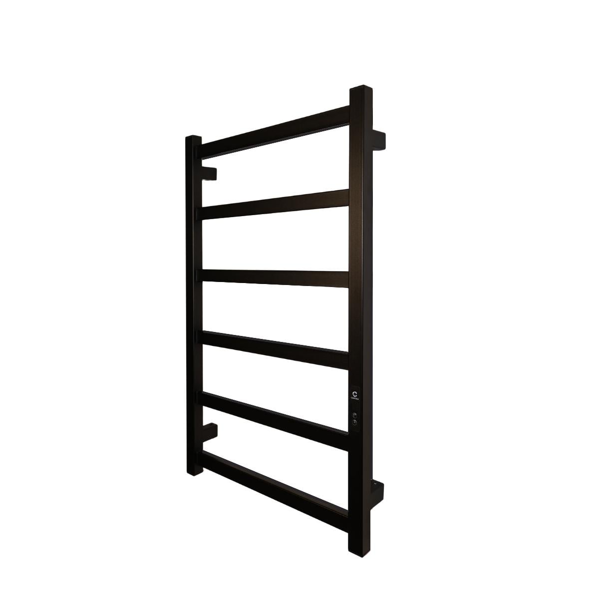 Рушникосушарка електрична Carino Flavia з термоконтролером та дисплеєм 790x490 мм Чорний матовий (FL7937DВM)