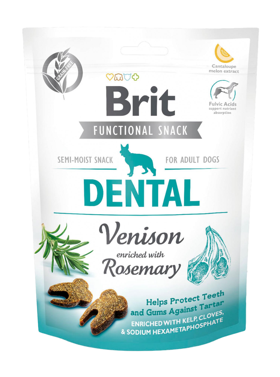 Лакомство Brit Care для собак Dental с олениной и розмарином 150 г