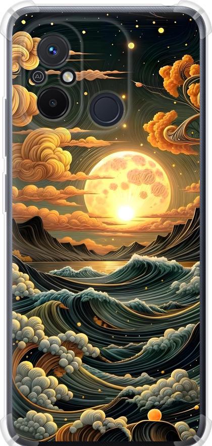 Чехол на Xiaomi Redmi 12C Арт волны (6332sp-2962-42517)
