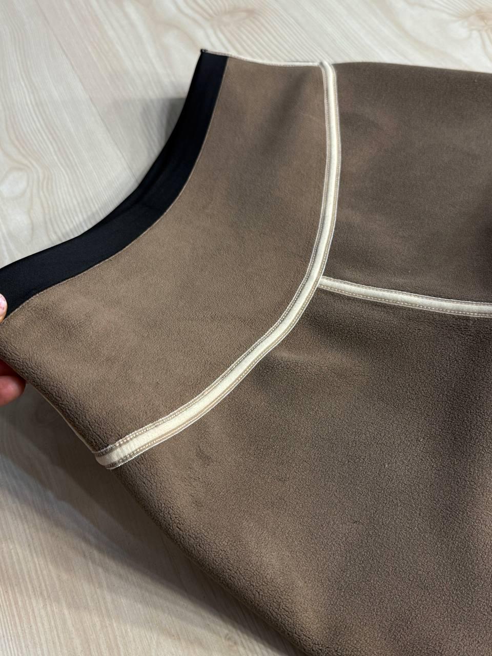 Лосины женские Bocska 2802 утепленные на флисе с широким поясом SM Черный (5932) - фото 6