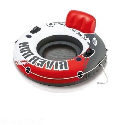 Надувное кресло-круг для отдыха на воде, с подстаканниками и тросом, 135 см. Intex красное - фото 1 Надувное кресло-круг для отдыха на воде, с подстаканниками и тросом, 135 см. Intex красное - фото 1