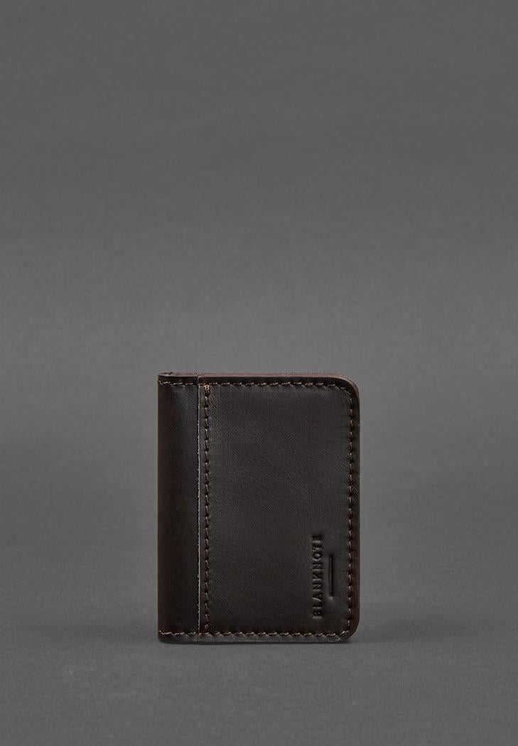 Палітурка шкіряна для ID-паспорта та водійських прав 4.1 з гербом України Коричневий (A-027576)