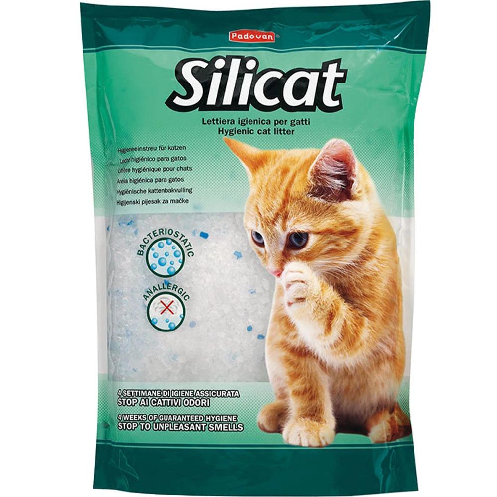 Наполнитель силикагелевый Padovan Silicat для кошачьих туалетов 2,2 кг (PP00064)