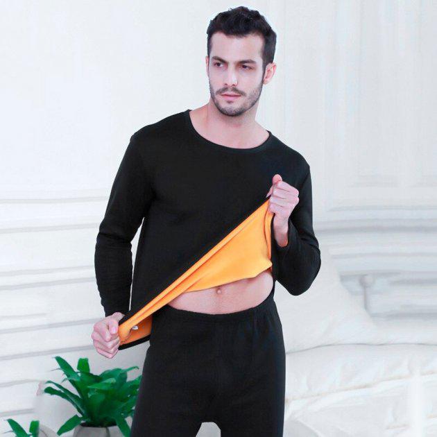 Термобілизна комплект чоловіча July's Song на флісі р. 46 Чорний - фото 2