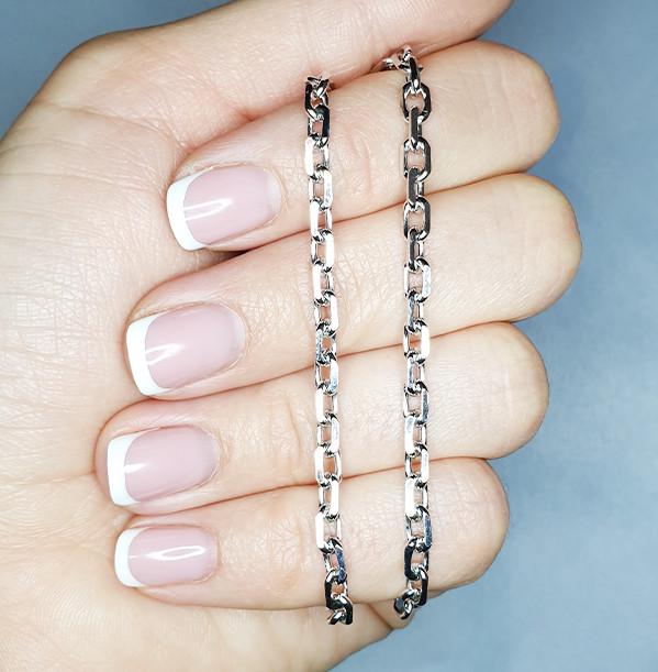 Цепочка серебряная Якорная 55 см 17,96 г