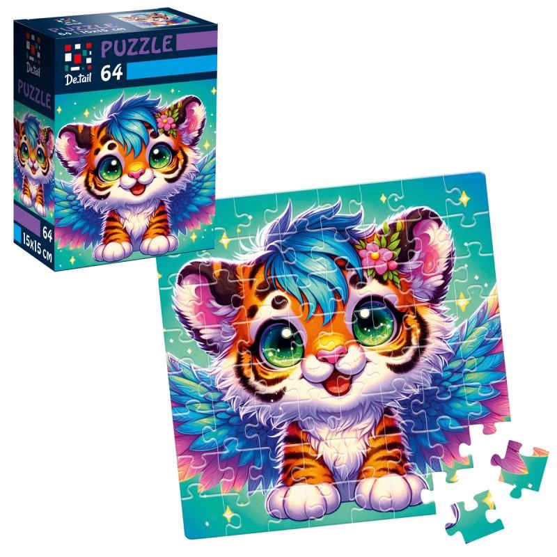 Пазлы Vladi Toys Крылатый тигренок 64 детали (DT1234-02)