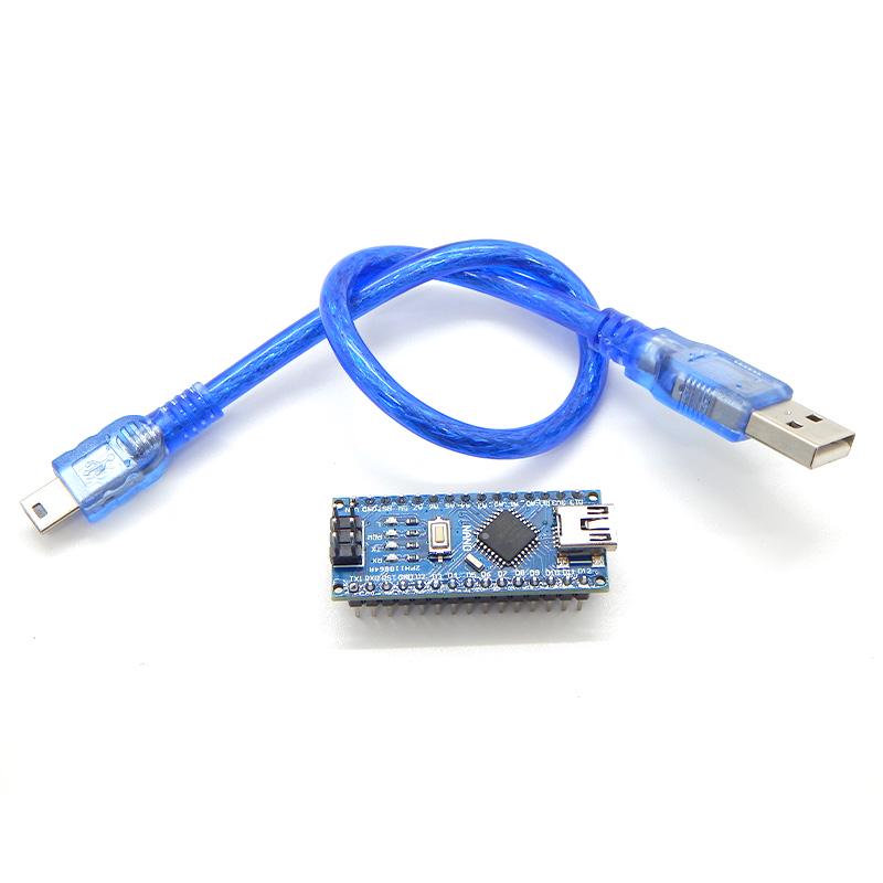 Контролер Arduino Nano ATMEGA328P  + usb кабель - фото 3