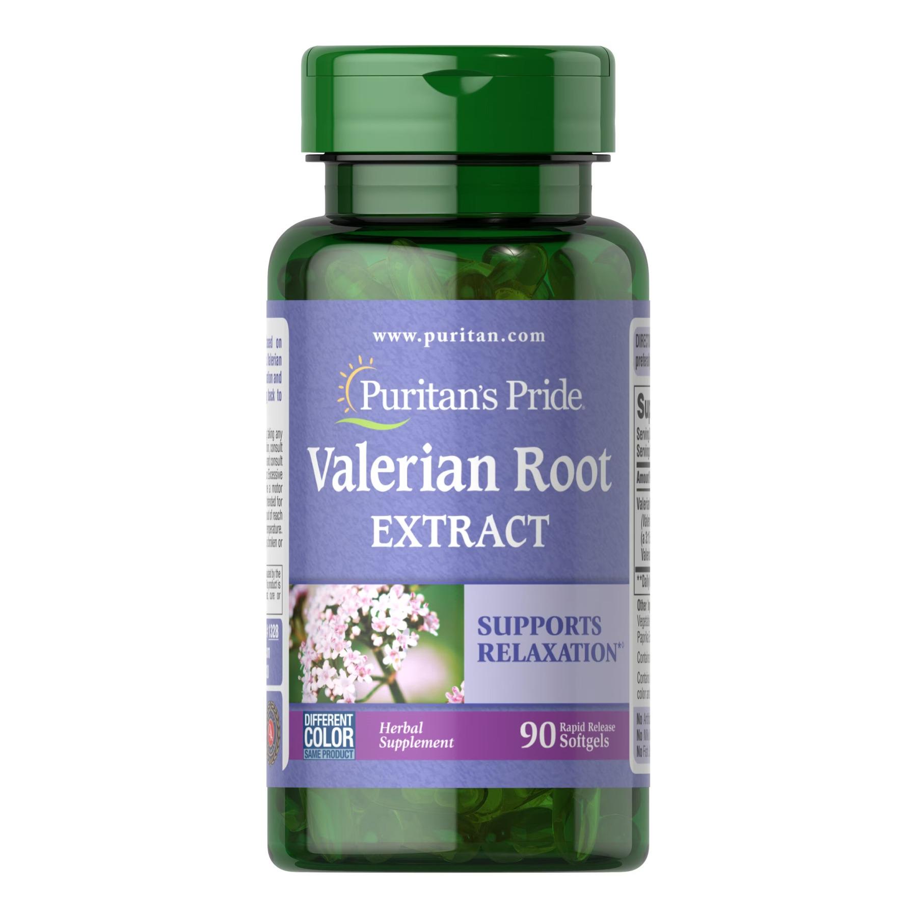 Натуральная добавка Valerian Root Extract 90 softgels (2022-10-2930)