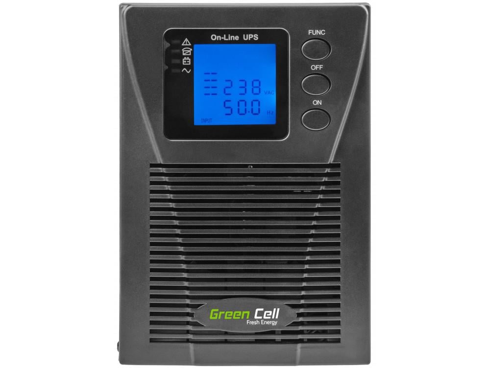 Источник беcперебойного питания Green Cell Online MPII 1000VA 900W LCD UPS17