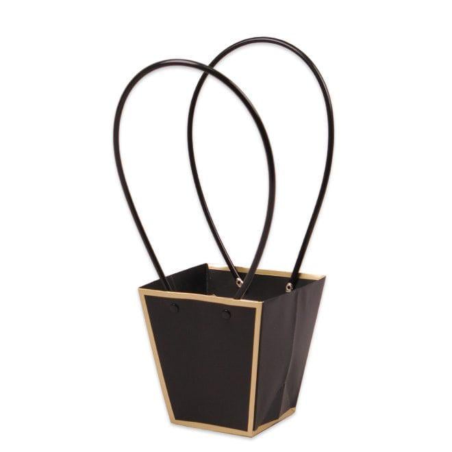 Набір паперових сумочок для квітів 39141 10 шт. Чорно-золотий (DR014990) Набір паперових сумочок для квітів 39141 10 шт. Чорно-золотий (DR014990)