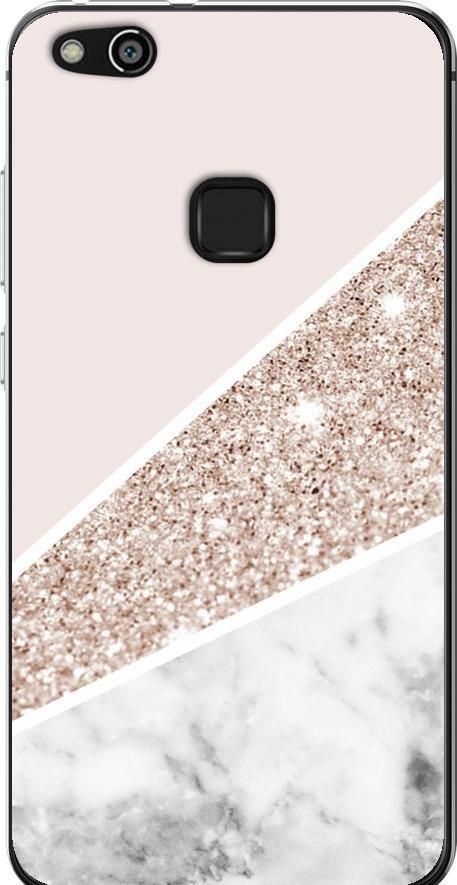 Чехол на Huawei P10 Lite Пастельный мрамор (4342u-896-42517)