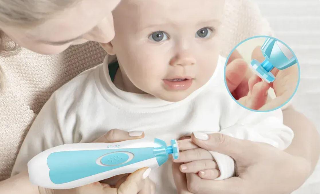 Маникюрный набор для детей NAIL TRIMMER XL-667 триммер для ногтей/полировщик Голубой - фото 6