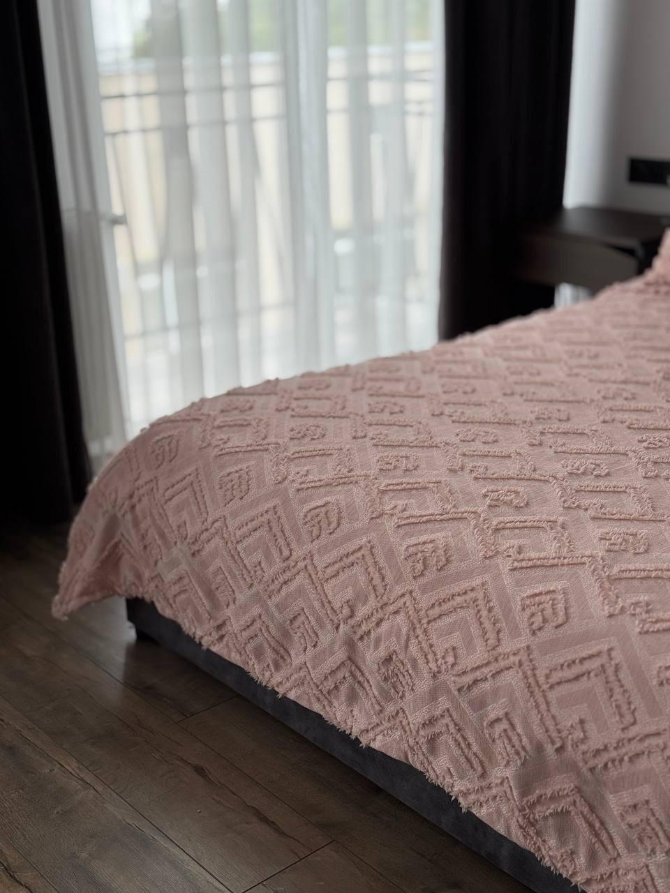 Покривало Бйорк 260x250 см Ніжно-рожевий (23743-12-260x250cm) - фото 6