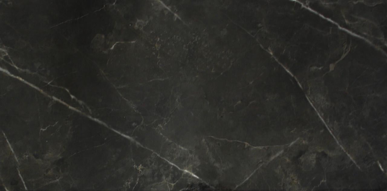 Панель самоклеюча глянцева РЕТ під колір структури 600х300х2,5 мм Пастельний надтемний Чорний базальт (VN3-131)