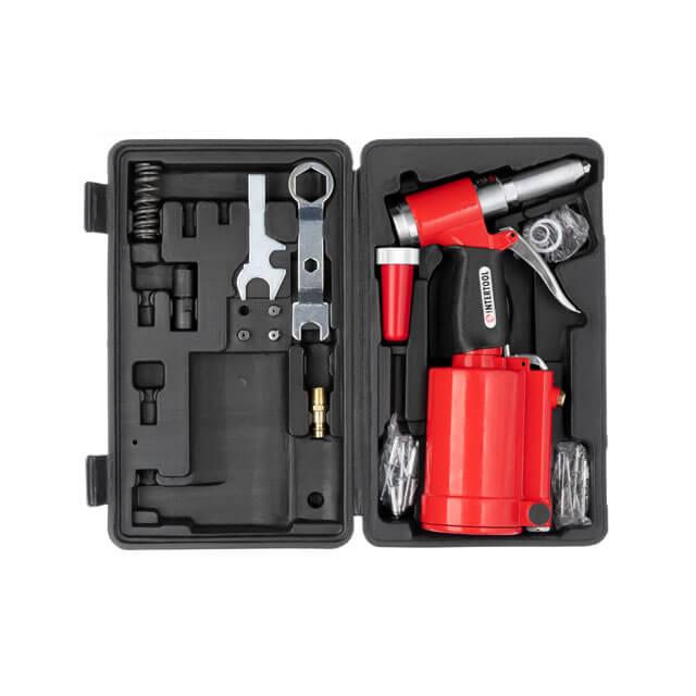 Пистолет заклепочный пневматический в кейсе с аксессуарами - фото 7 Пистолет заклепочный пневматический в кейсе с аксессуарами - фото 7