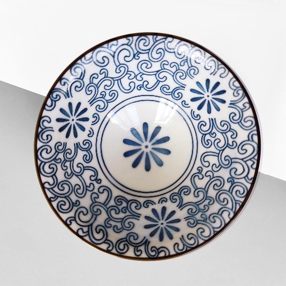 Пиала для чая Ромашковое поле фарфоровая 90 мл