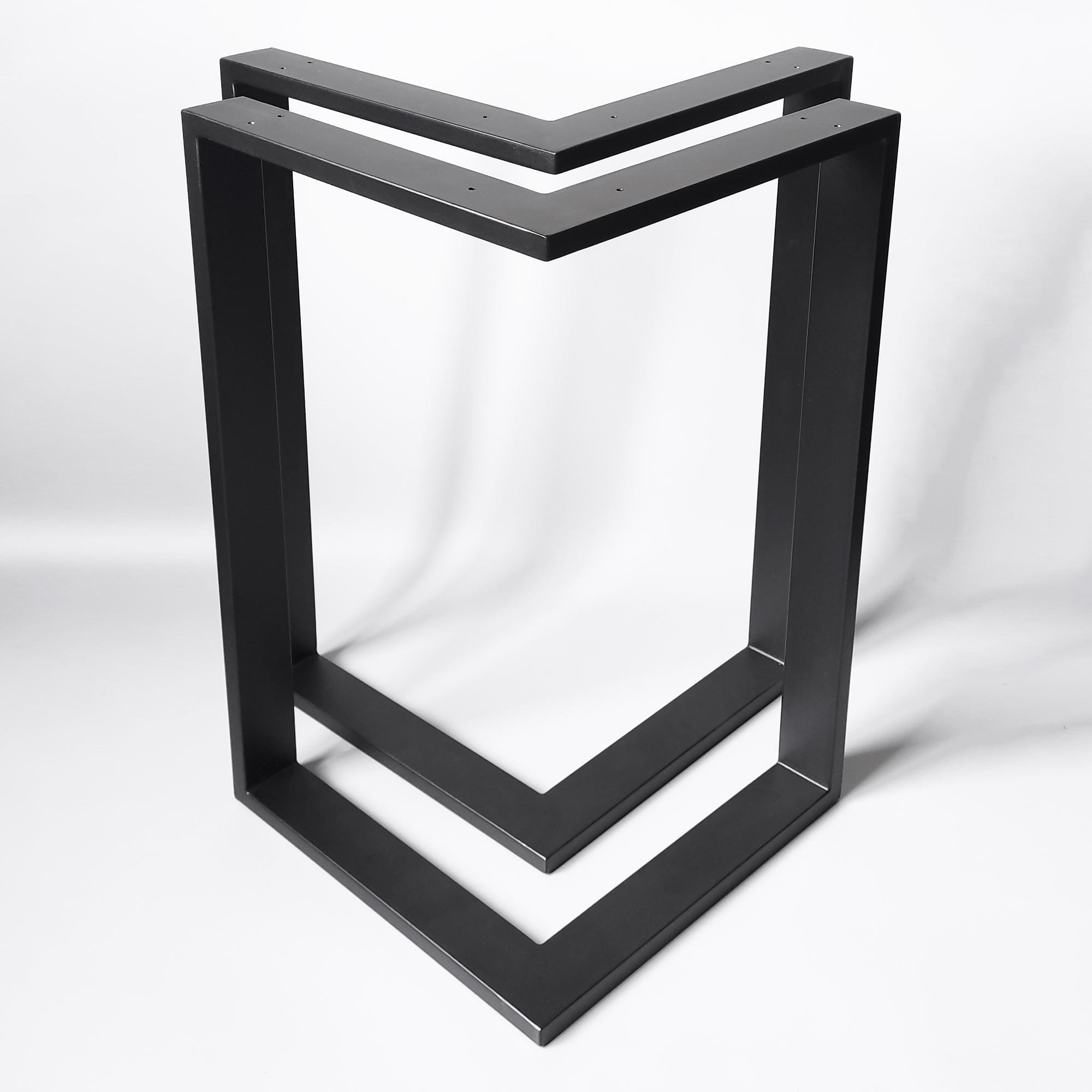 Комплект опор для столу з металу 566х325 мм H 730 мм 2 шт. Чорний (1126) - фото 8 Комплект опор для столу з металу 566х325 мм H 730 мм 2 шт. Чорний (1126) - фото 8